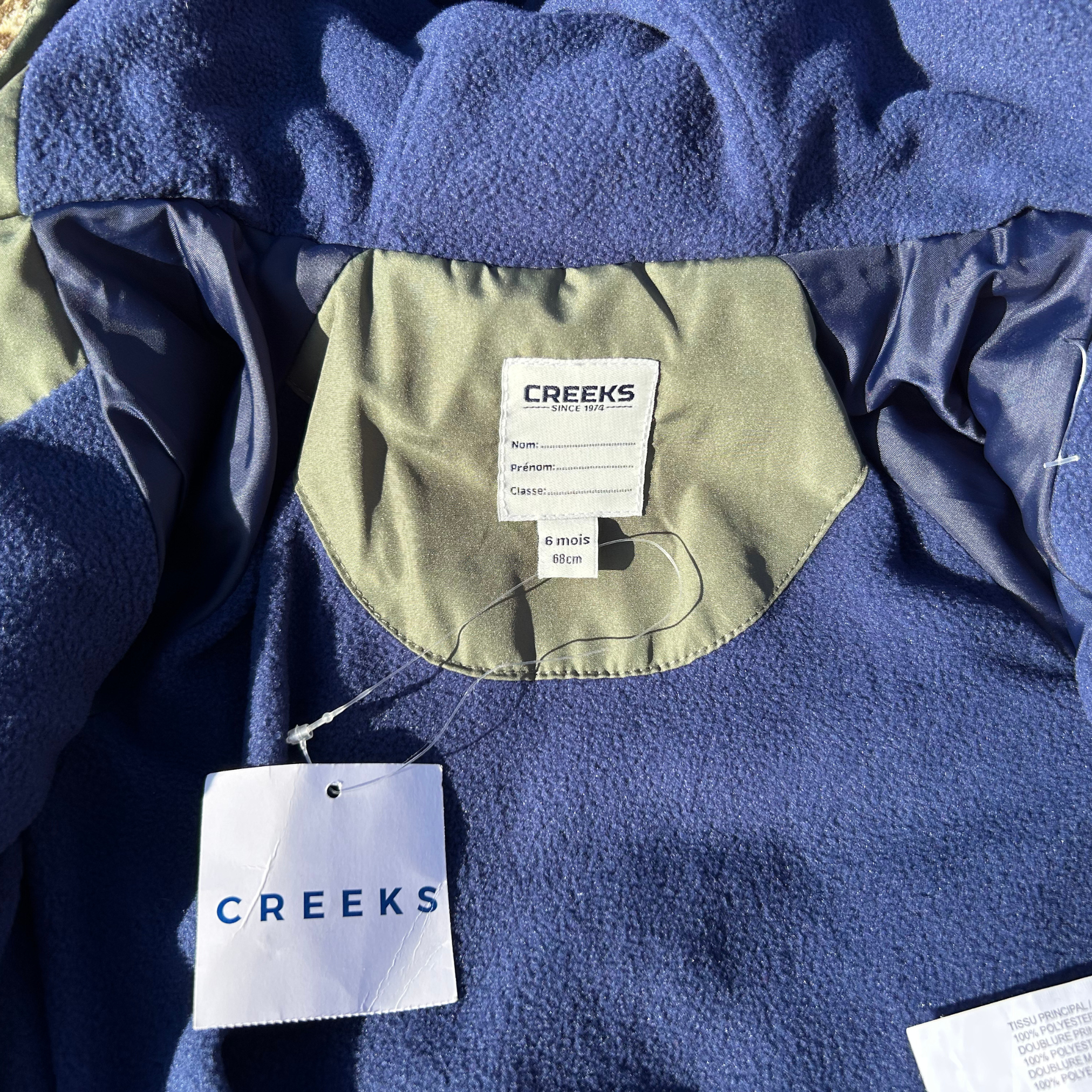 Manteau [Creeks] 6 - 12 mois