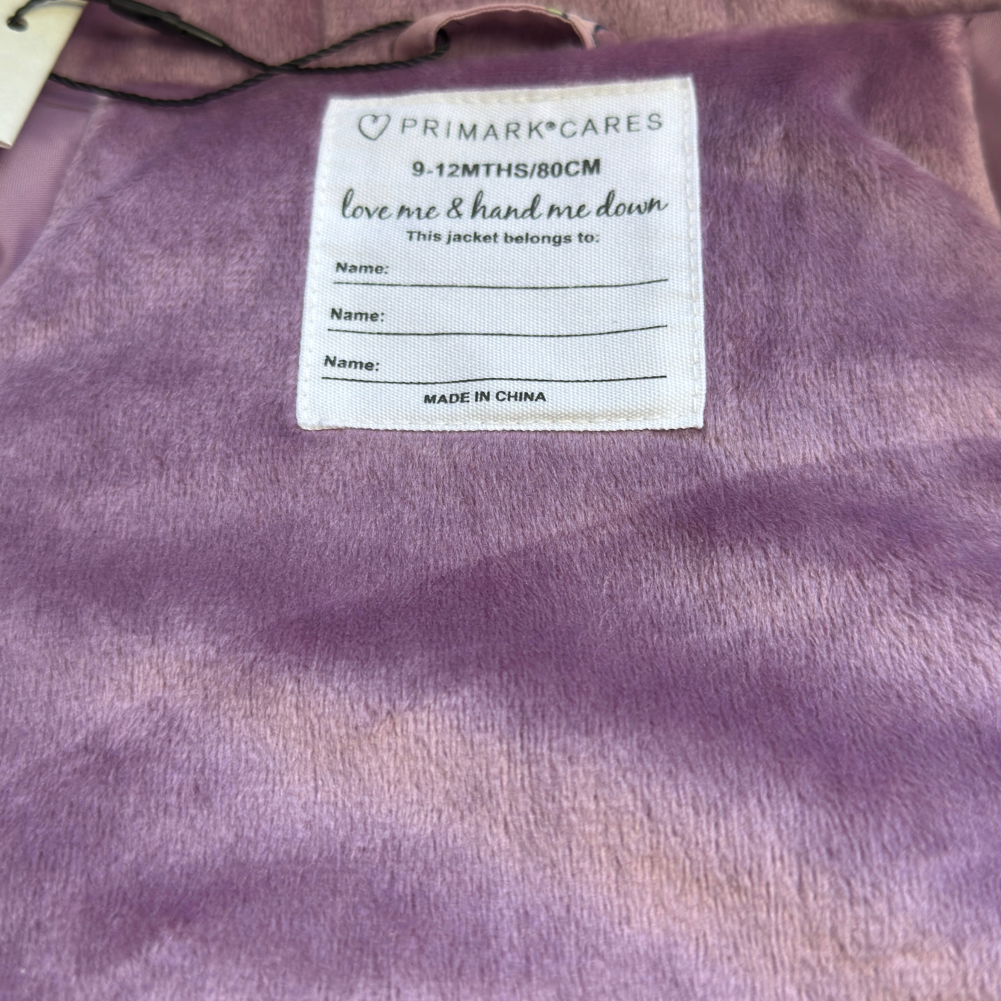 Manteau [Primark] 9 mois